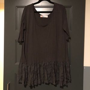 Free People Beach Tunic Dress Gray Size XS/S